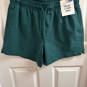 Abercrombie & Fitch Teal Swim Trunks